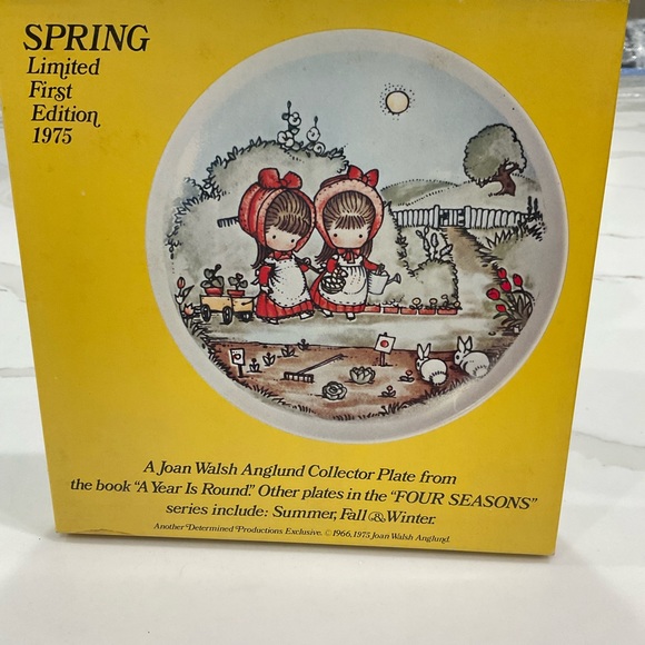 4 Seasons Limited 1st Edition Joan Walsh Anglund Collectors Plates - Picture 11 of 16
